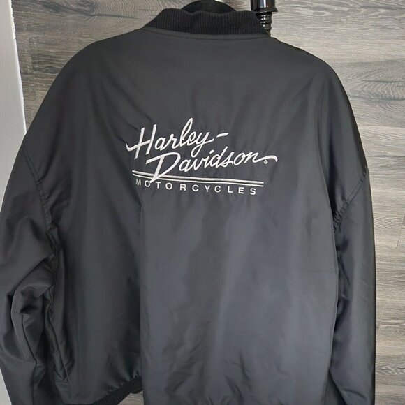Harley Davidson Kanes Weatherproof Ride Jacket Reflective Size XL - Picture 2 of 13